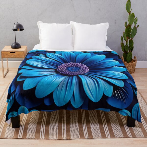 Artikelvorschau, Blue Summer Flower Pattern entworfen und verkauft von TheArtOfPat.
