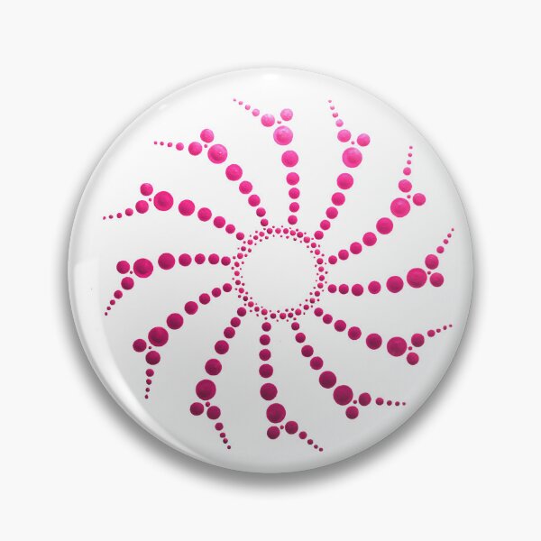 Item preview, Pink Dot Mandala Sunburst designed and sold by Cardiff Creative.