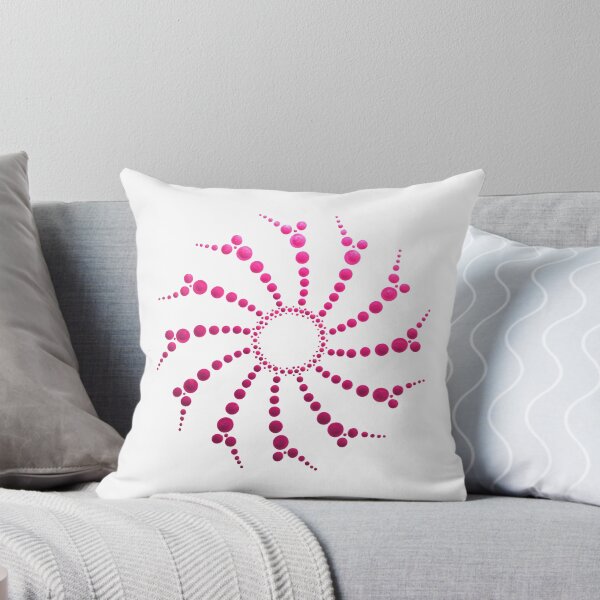 Item preview, Pink Dot Mandala Sunburst designed and sold by Cardiff Creative.