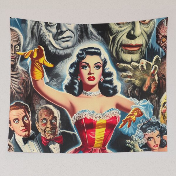 Item preview, Retrp Horror Circus designed and sold by PulpVintage.