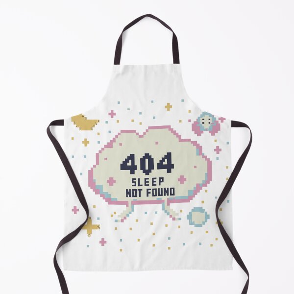 Item preview, Sleepy Chibi Computer: 404 Sleep Not Found Cute Typography Design designed and sold by HahaHandlesHub.