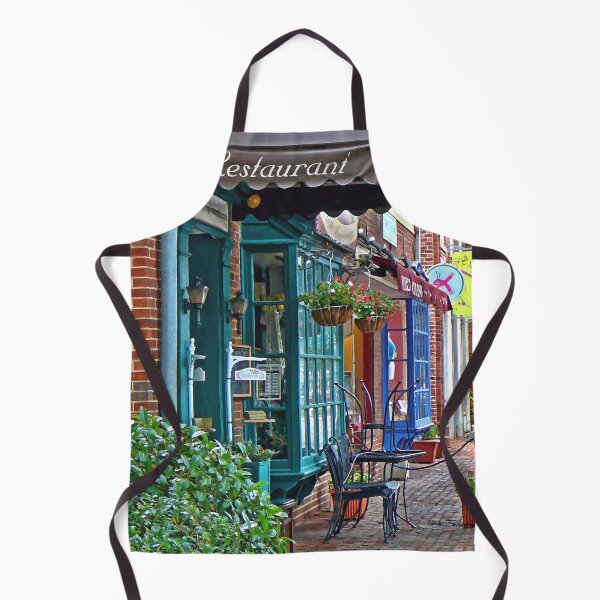 Item preview, Alexandria VA - Restaurant With Brown Awning designed and sold by Susan Savad.