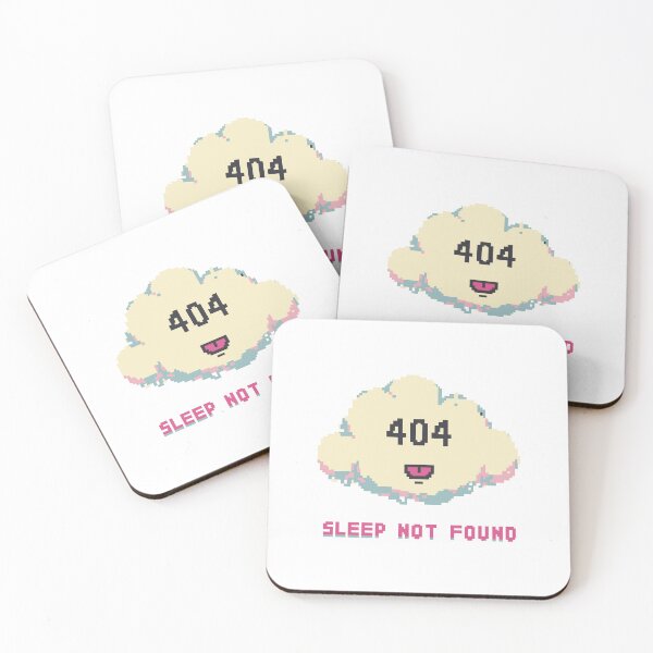 Item preview, Dreamy 404: Sleep Not Found Cute Chibi Design designed and sold by HahaHandlesHub.