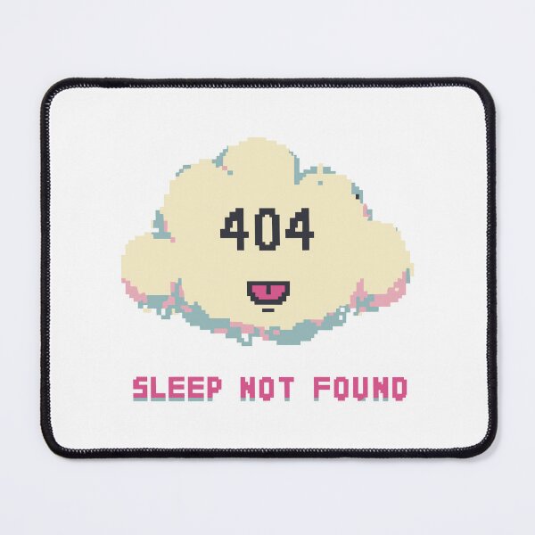 Item preview, Dreamy 404: Sleep Not Found Cute Chibi Design designed and sold by HahaHandlesHub.