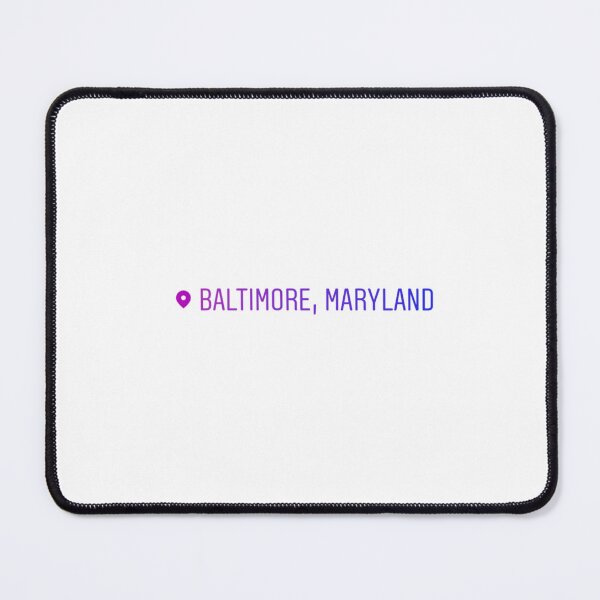 Item preview, Baltimore Geotag designed and sold by delmarvastickers.