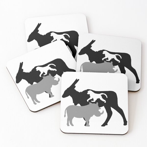 Item preview, Black and White Animal Silhouettes  designed and sold by Animals-by-JB.