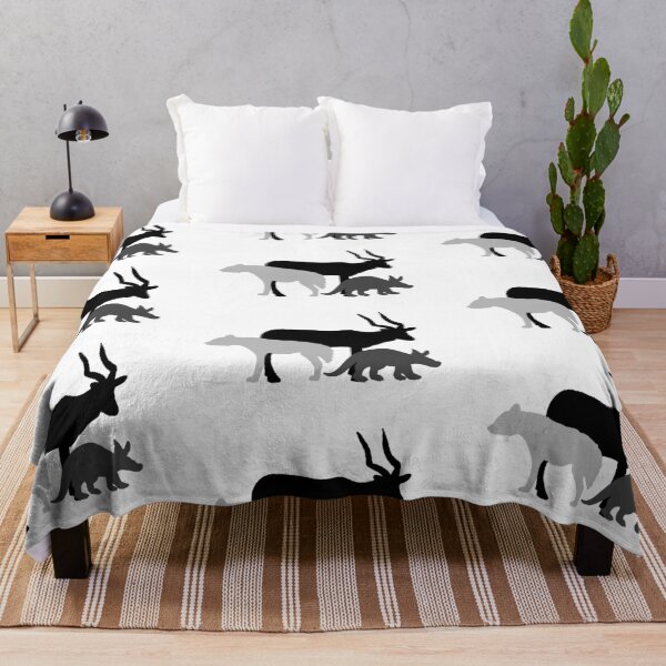 Item preview, Black and White Animal Silhouettes designed and sold by Animals-by-JB.