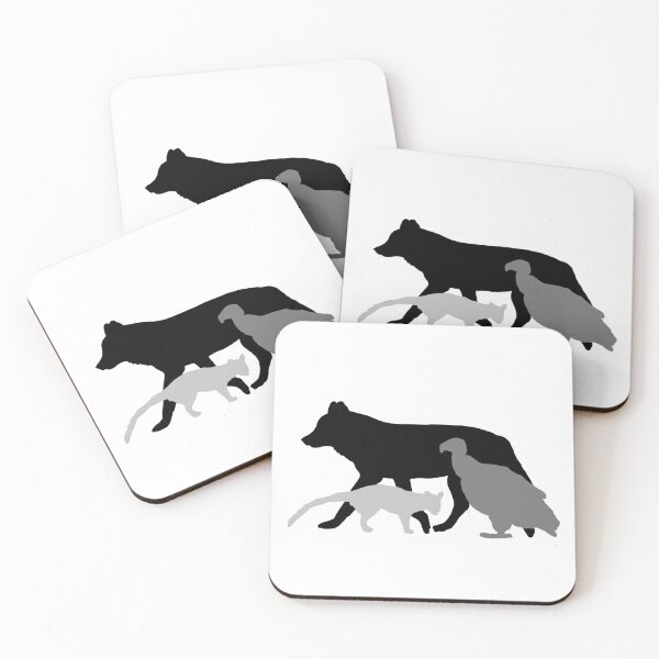 Item preview, Black and White Animal Silhouettes  designed and sold by Animals-by-JB.