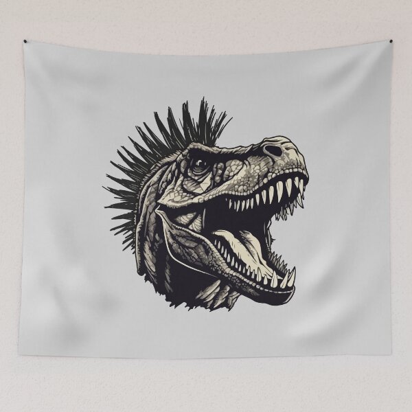 Item preview, Punk Rock Dinosaur designed and sold by AMERICANCHEEZ.
