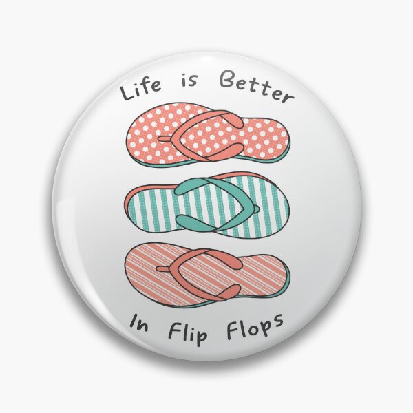 Item preview, Life is Better in Flip Flops designed and sold by AntiqueImages.