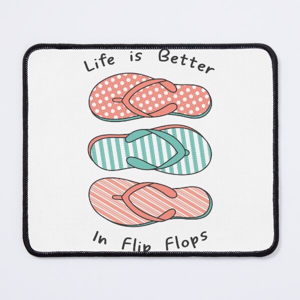 Item preview, Life is Better in Flip Flops designed and sold by AntiqueImages.