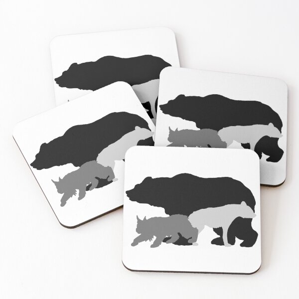 Item preview, Black and White Animal Silhouettes  designed and sold by Animals-by-JB.