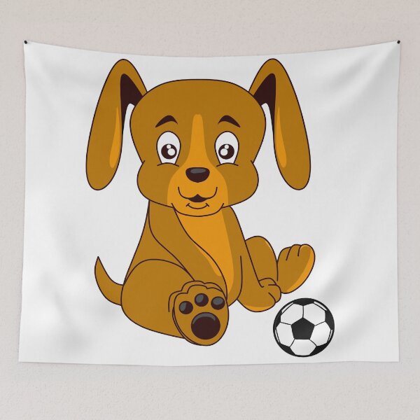 Item preview, Cute Puppy Playing with Ball designed and sold by Magdalena-7.