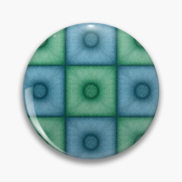 Item preview, Chess pattern from "Pouf" tiles the color of eucalyptus and morning glory color designed and sold by Cherevan.