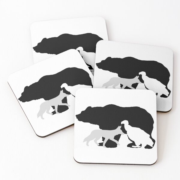 Item preview, Black and White Animal Silhouettes  designed and sold by Animals-by-JB.