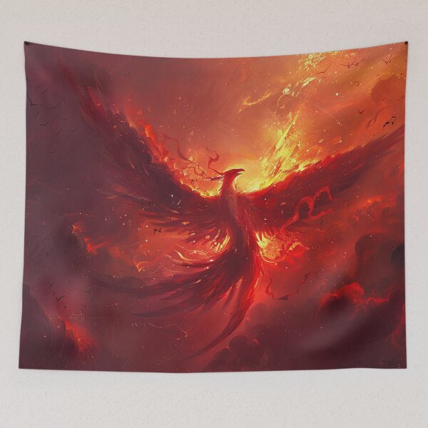Item preview, Red Sky Phoenix designed and sold by OccultDreams.