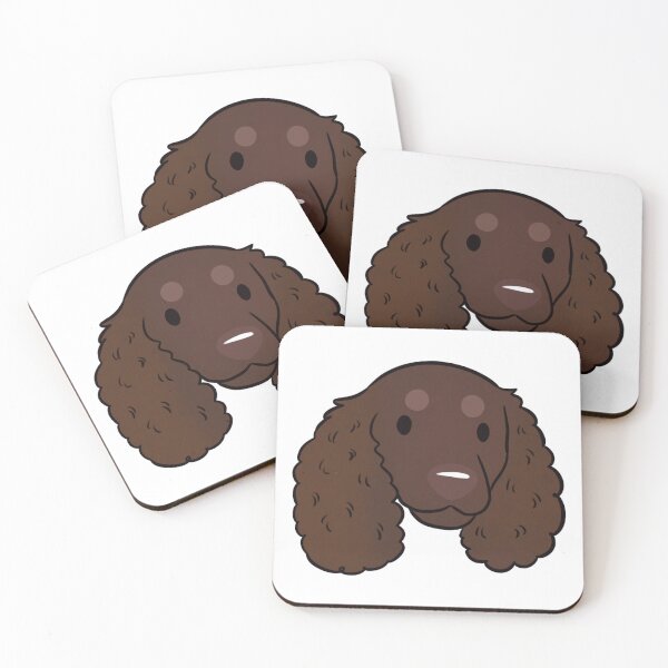 Item preview, American water spaniel dog face designed and sold by Yaragold.