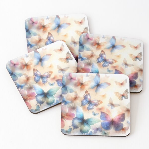 Item preview, Watercolor Butterflies - Colorful Butterflies Pattern - Spring Colorful Butterflies designed and sold by stylishdzign.