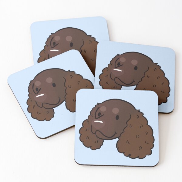 Item preview, American water spaniel dog face designed and sold by Yaragold.