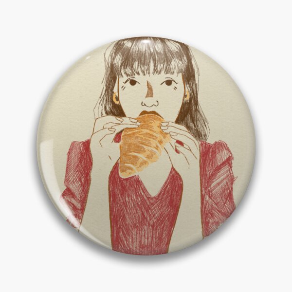 Item preview, Croissant Girl - Illustration designed and sold by Pilar Bidó.
