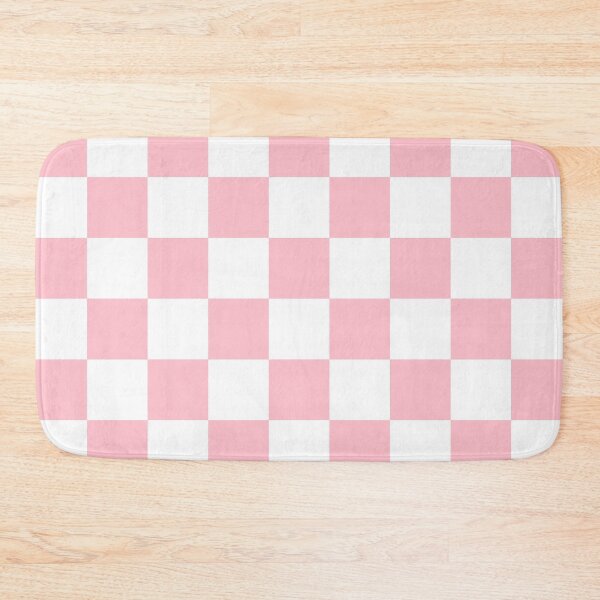 Item preview, Checkered - White and Pink designed and sold by JustPatterns2.