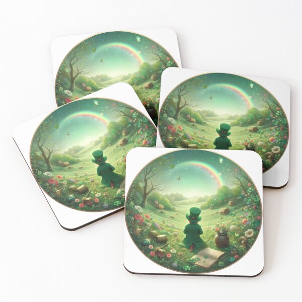 Artikelvorschau, Landschaft Happy St. Patricks Tag Kobold im Rücken entworfen und verkauft von Expressions-Sel.
