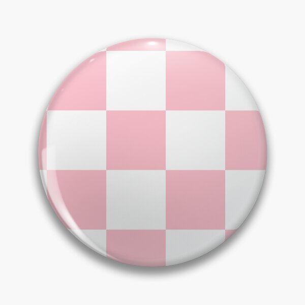 Item preview, Large Checkered - White and Pink designed and sold by JustPatterns2.