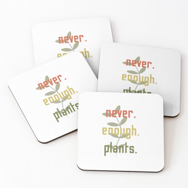 Item preview, Never enough plants retro style designed and sold by HappyNoireArt.