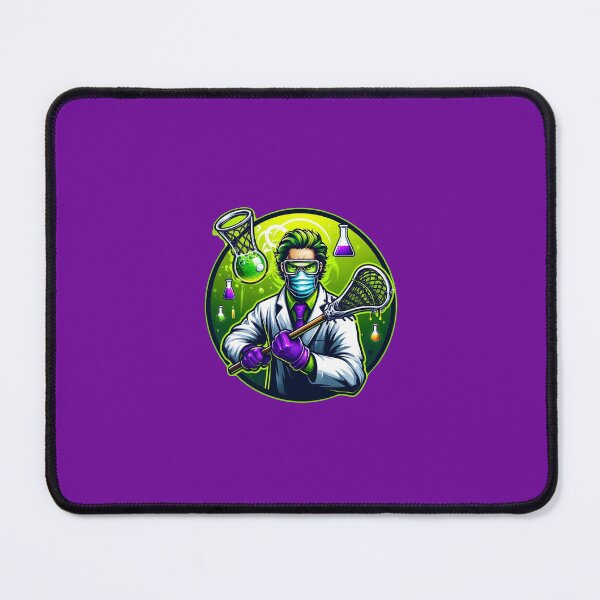 Item preview, The Chemist of Athletics: Mad Scientist Lacrosse Logo designed and sold by SportsMomsRock.