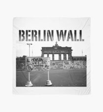 BERLIN WALL at the BRANDENBURG GATE W. GERMANY 1989 - PRO PHOTO Scarf