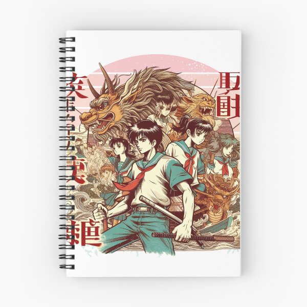 Item preview, vinatge school dargon anime designed and sold by wedad01.