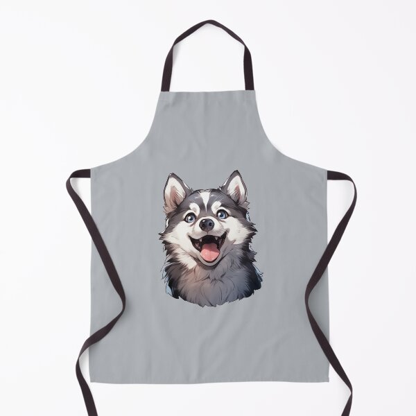 Item preview, Cute Kawaii Happy Husky Dog Smiling Puppy designed and sold by CozyKawaiiArt.