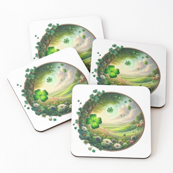 Artikelvorschau, Landschaft Happy St. Patricks Day Clover entworfen und verkauft von Expressions-Sel.