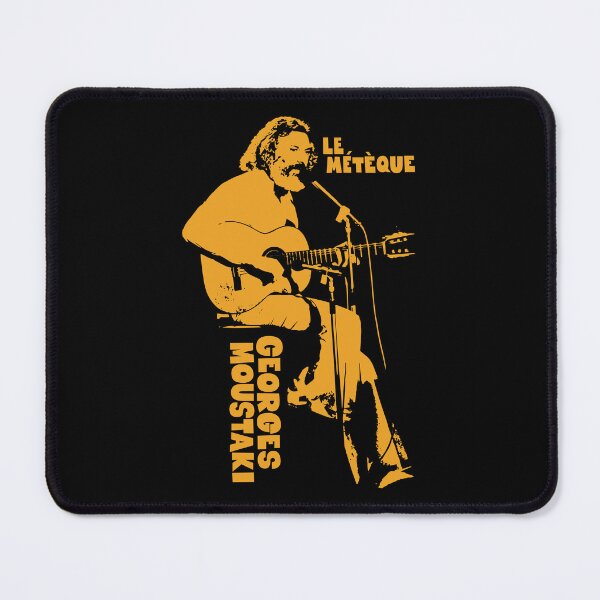 Item preview, Le Métèque: Tribute Illustration to Georges Moustaki's Iconic Chanson designed and sold by Boogosh.