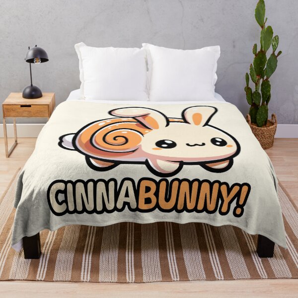 Item preview, Cinnabunny! Cute Cinnamon Roll Bunny Rabbit Pun designed and sold by PMCreative.
