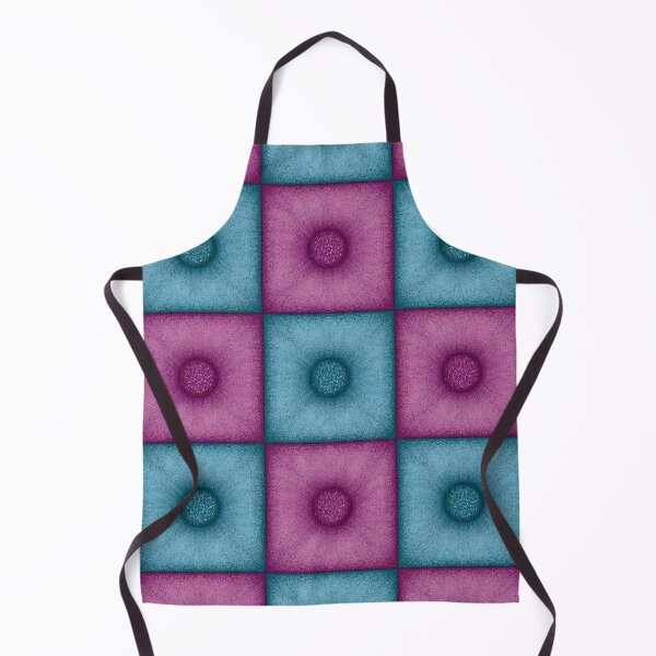Item preview, Chess pattern from "Pouf" tiles the color of morning glory and plum color designed and sold by Cherevan.