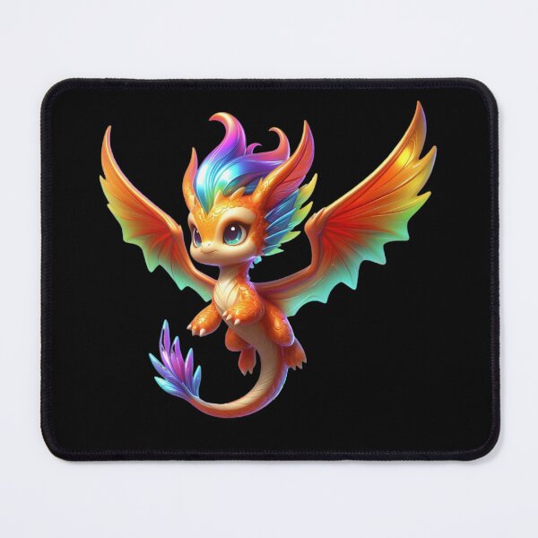 Item preview, Cute Orange Chibi Dragon designed and sold by CHIBI_POPZ.