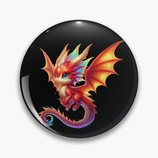 Item preview, Cute Red Chibi Dragon designed and sold by CHIBI_POPZ.