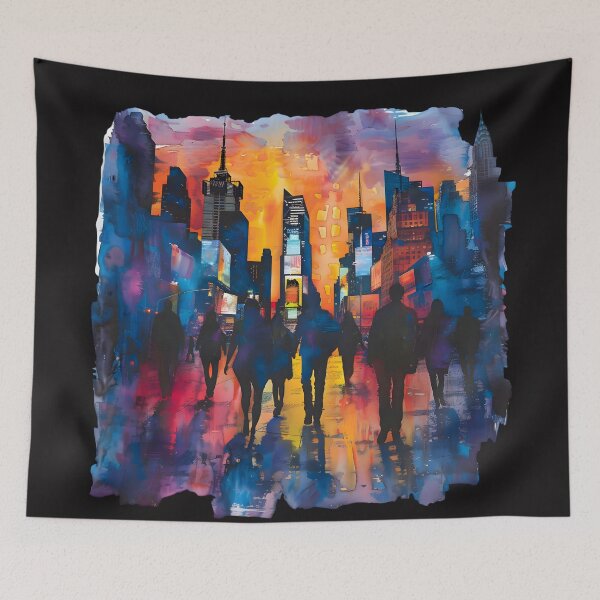 Item preview, Twilight Tapestry: Urban Symphony designed and sold by AI-Only Creations.