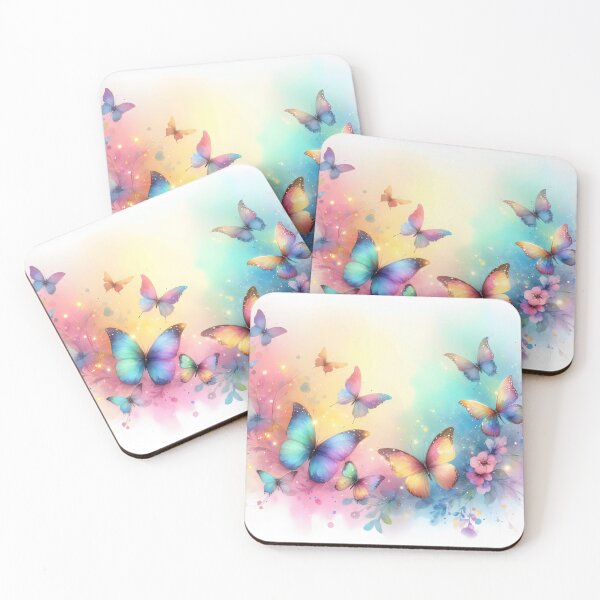 Item preview, Watercolor Butterflies - Colorful Butterflies Pattern - Spring Colorful Butterflies designed and sold by stylishdzign.