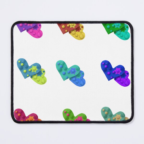 Item preview, Super cute fun Pop art rainbow colorful heart starburst bump texture designed and sold by super_shimizu.