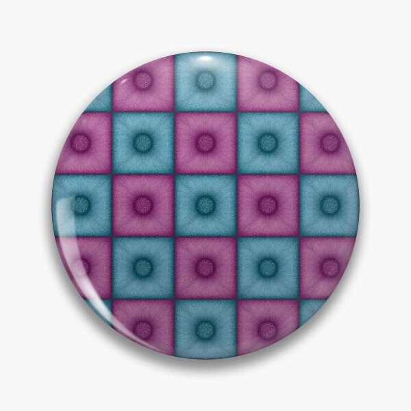 Item preview, Chess pattern from "Pouf" tiles the color of morning glory and plum color designed and sold by Cherevan.