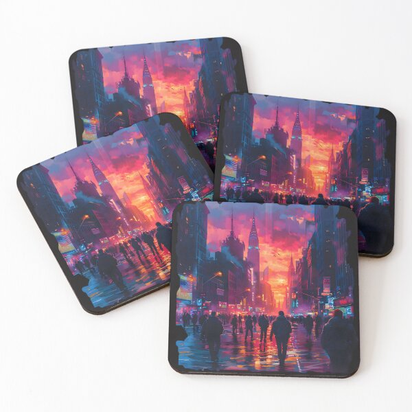 Item preview, Cityscapes in Twilight designed and sold by AI-Only Creations.