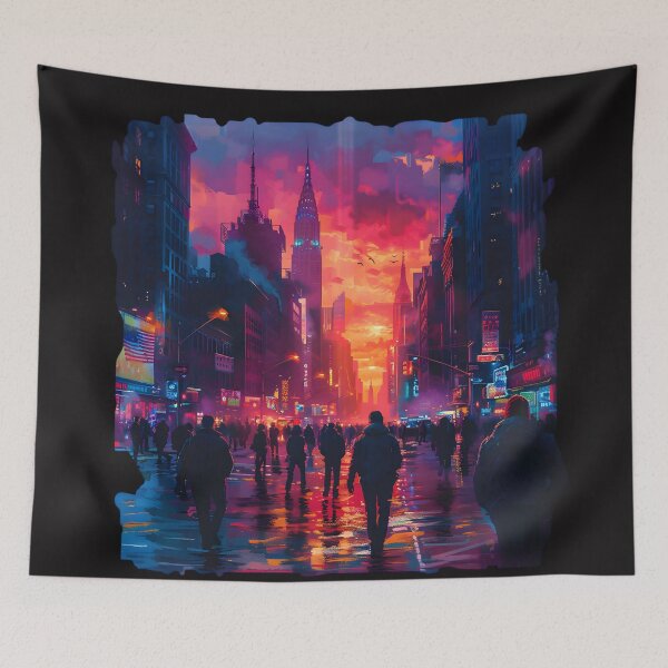 Item preview, Cityscapes in Twilight designed and sold by AI-Only Creations.