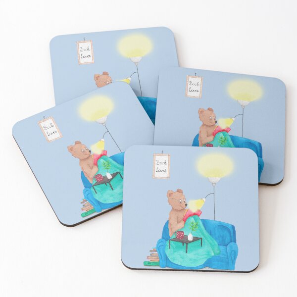 Item preview, Chilled and Cozy Bear Book Lover - Whimsical Illustration designed and sold by CheekyColours.