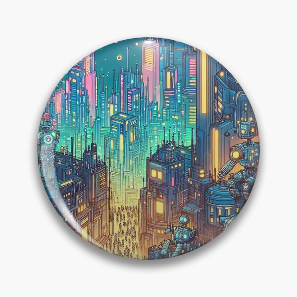 Item preview, Robot City designed and sold by I-I-Trading-Co.