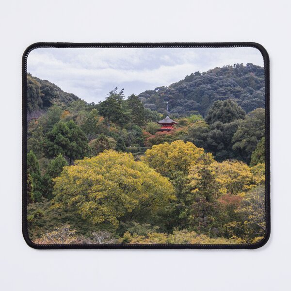 Item preview, Red Temple Amidst a Forest designed and sold by Renee McShane.