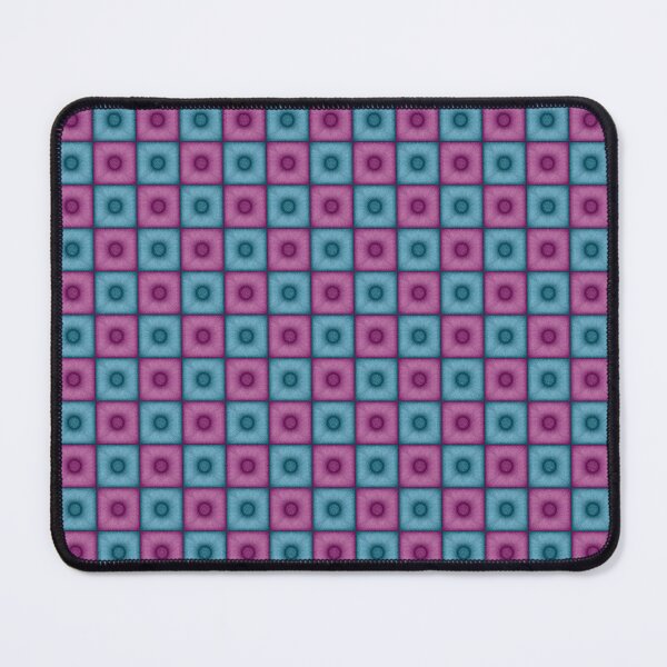 Item preview, Chess pattern from "Pouf" tiles the color of morning glory and plum color designed and sold by Cherevan.