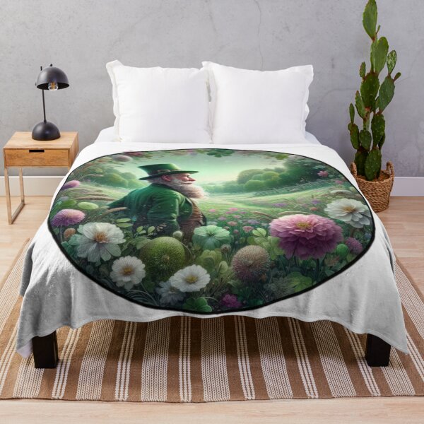 Artikelvorschau, Happy St. Patricks Day Lepechaun Landschaft entworfen und verkauft von Expressions-Sel.