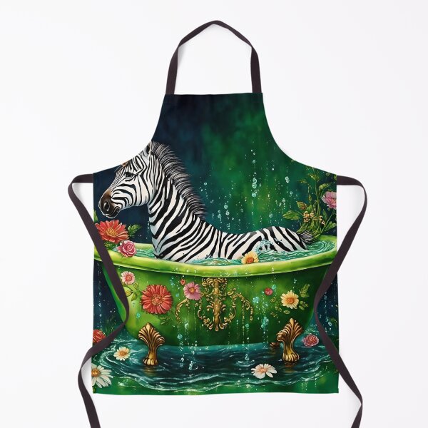 Artikelvorschau, Zebra-Einhorn in einer Badewanne entworfen und verkauft von Angelandspot.